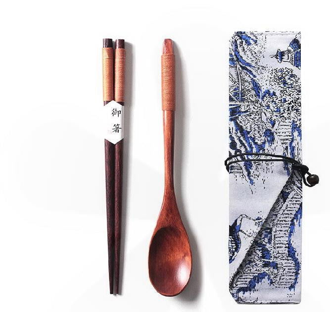 Luxury Japanese-style Wooden Chopsticks Personalized Creative Pointed Chopsticks - Walfos® Kitchenware