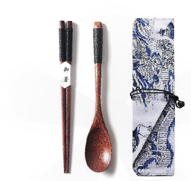 Luxury Japanese-style Wooden Chopsticks Personalized Creative Pointed Chopsticks - Walfos® Kitchenware