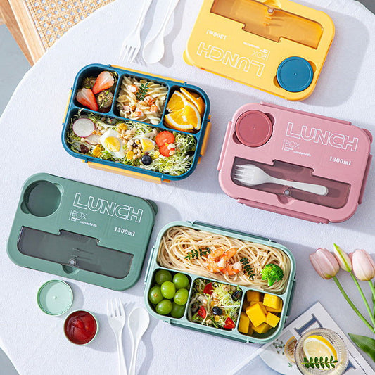 Microwave Oven Compartment Sealed Bento Box - Walfos® Kitchenware
