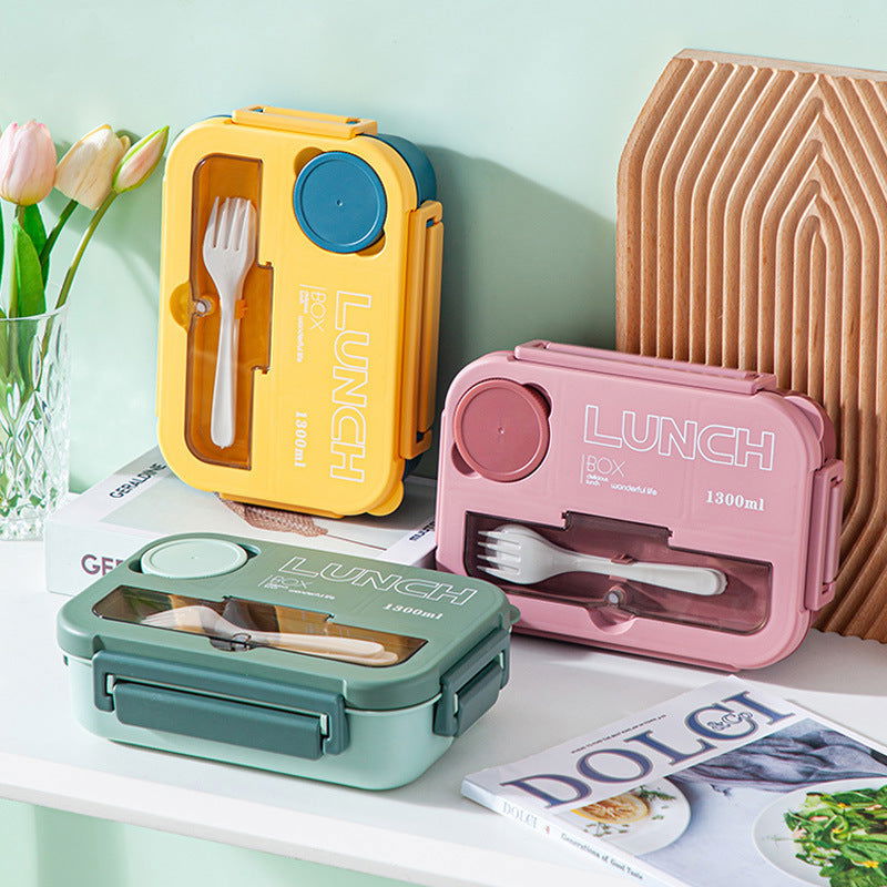 Microwave Oven Compartment Sealed Bento Box - Walfos® Kitchenware