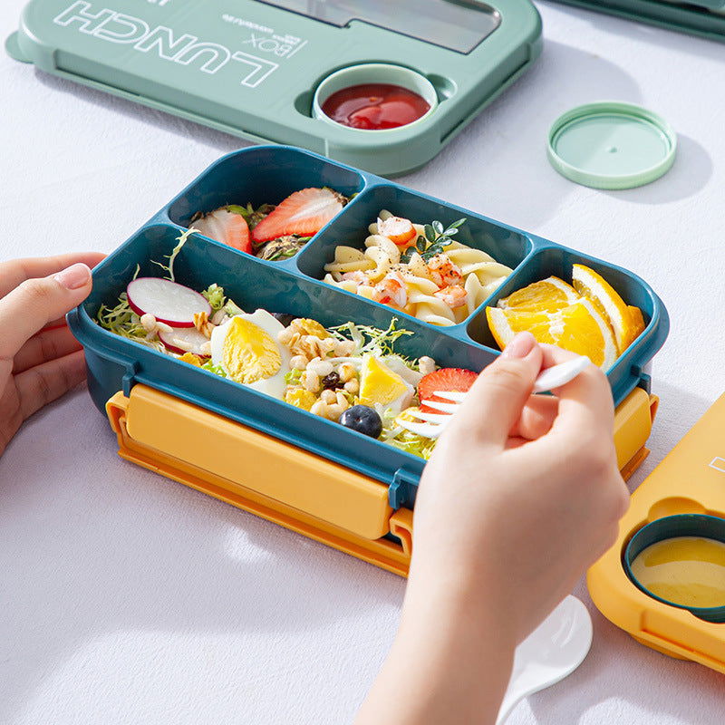 Microwave Oven Compartment Sealed Bento Box - Walfos® Kitchenware
