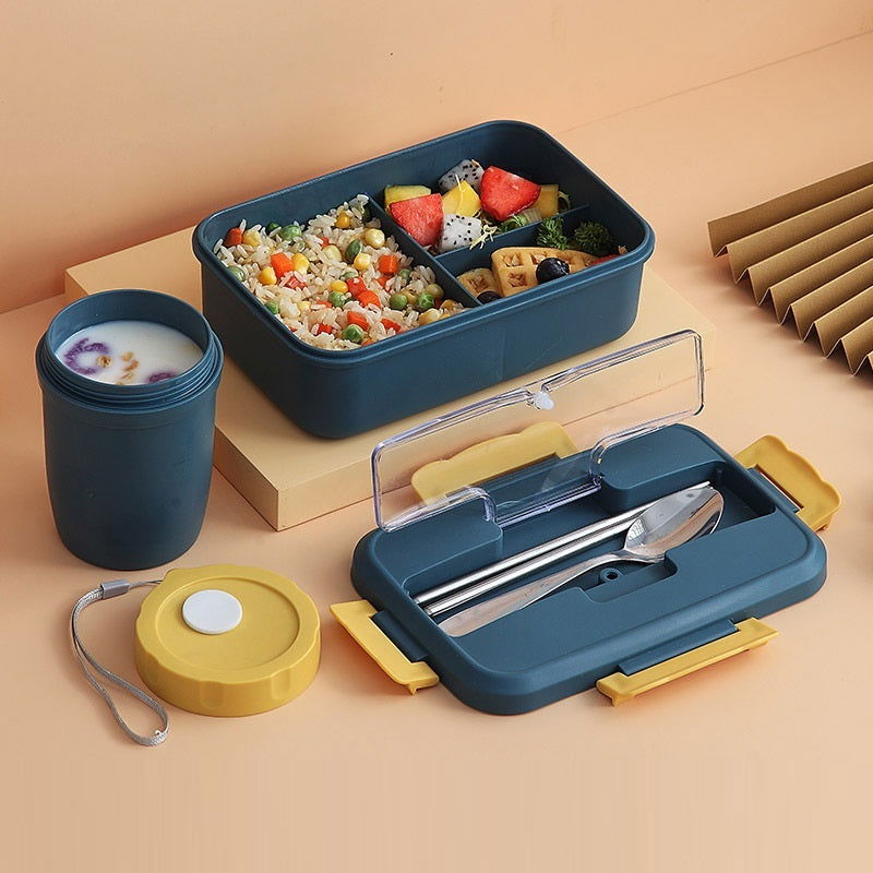 Microwaveable Heating Wheat Straw Bento Box - Walfos® Kitchenware