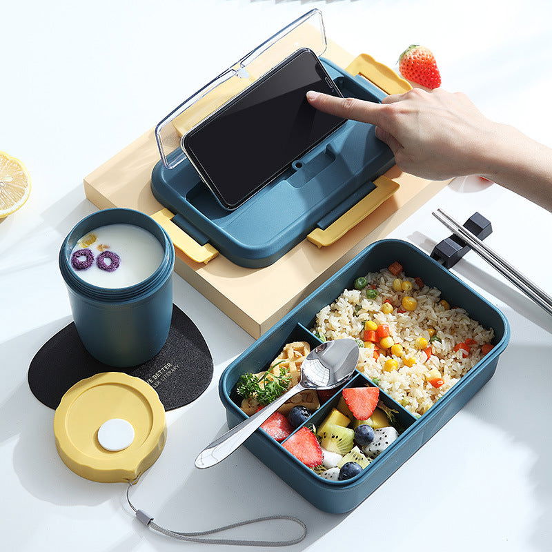 Microwaveable Heating Wheat Straw Bento Box - Walfos® Kitchenware