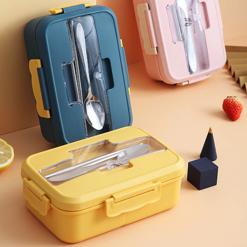 Microwaveable Heating Wheat Straw Bento Box - Walfos® Kitchenware