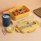 Microwaveable Heating Wheat Straw Bento Box - Walfos® Kitchenware