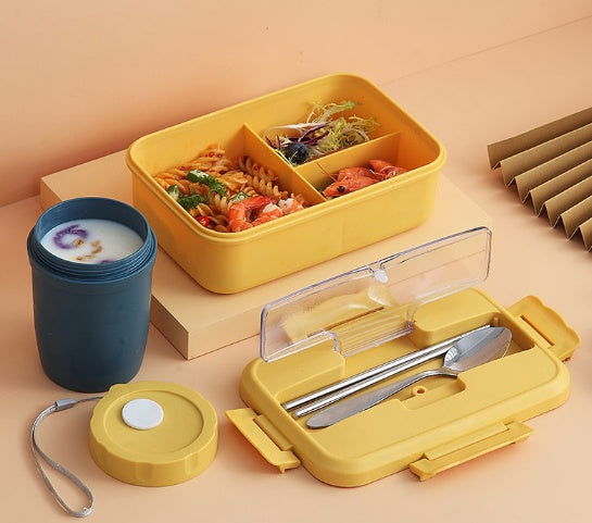 Microwaveable Heating Wheat Straw Bento Box - Walfos® Kitchenware