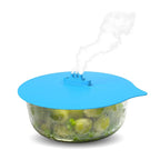 Multi-Function Cooking Tools Flower Cookware Parts Green Silicone Boil Over Spill lid Stopper Oven Safe For Pot/Pan Cover - Walfos® Kitchenware