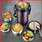 Multi-layer Insulated Lunch Box Large Capacity Separated Bento Box - Walfos® Kitchenware
