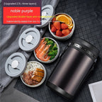 Multi-layer Insulated Lunch Box Large Capacity Separated Bento Box - Walfos® Kitchenware