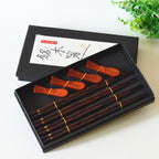 New Products On Sale Japanese Wooden Chopsticks Gift Box Set 4 Pairs Of Chopsticks Chopsticks Combination Gift Set - Walfos® Kitchenware