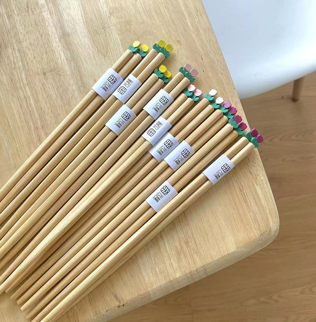 New Tulip Japanese Lovely Household Chopsticks - Walfos® Kitchenware