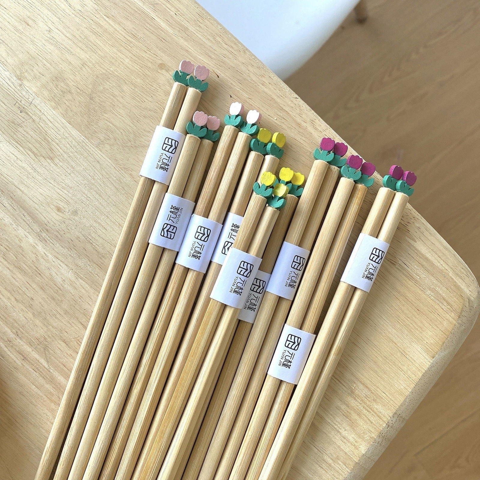 New Tulip Japanese Lovely Household Chopsticks - Walfos® Kitchenware