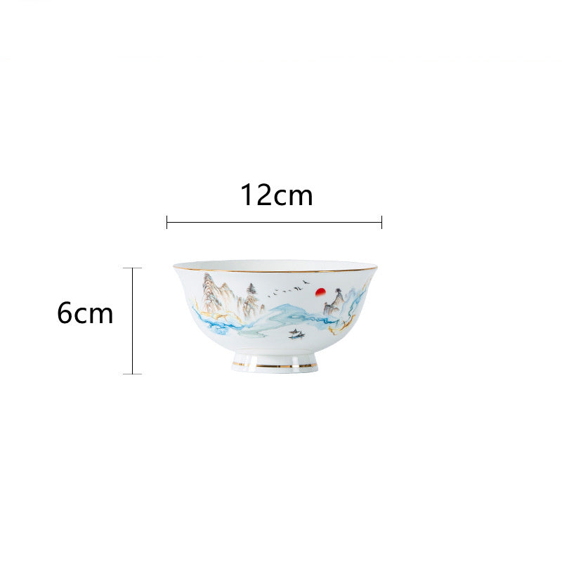Nordic Bone China Tableware Set For Household Use - Walfos® Kitchenware