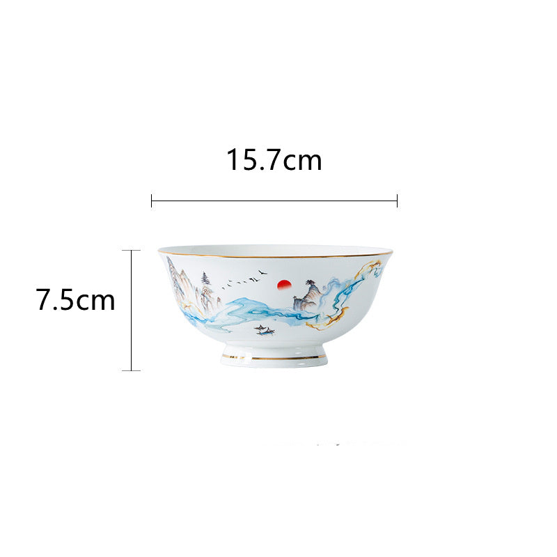 Nordic Bone China Tableware Set For Household Use - Walfos® Kitchenware