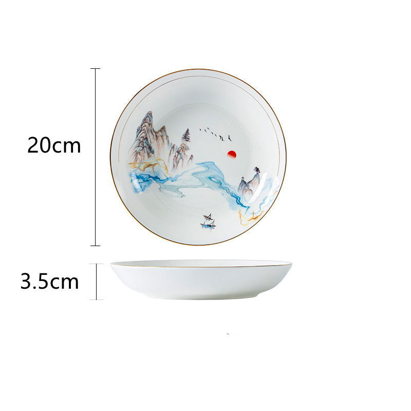 Nordic Bone China Tableware Set For Household Use - Walfos® Kitchenware