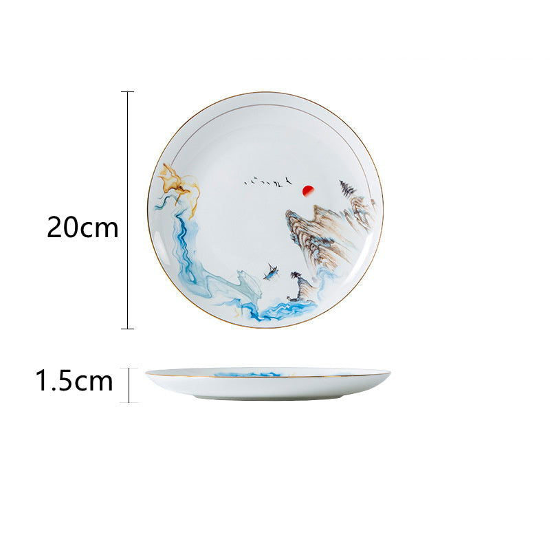 Nordic Bone China Tableware Set For Household Use - Walfos® Kitchenware