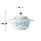Nordic Bone China Tableware Set For Household Use - Walfos® Kitchenware