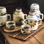 One Pot One Cup Japanese Style Liquor Set Retro Tea Cup - Walfos® Kitchenware