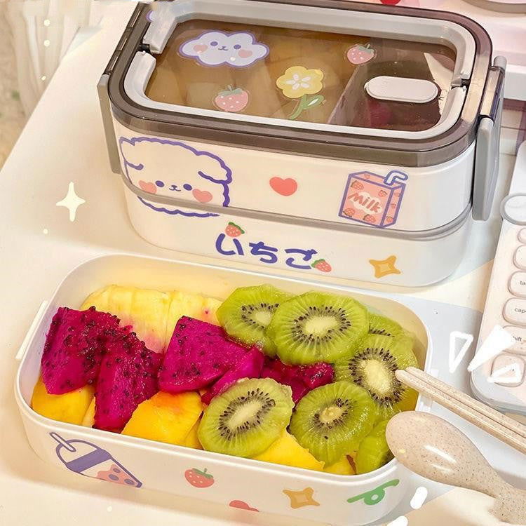 Outdoor Picnic Bento Fruit Box Microwaveable - Walfos® Kitchenware