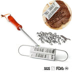 Personality Steak Meat Barbecue BBQ Meat Branding Iron With Changeable Letters BBQ Tool Changeable 55 Letters IC871734 - Walfos® Kitchenware