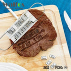Personality Steak Meat Barbecue BBQ Meat Branding Iron With Changeable Letters BBQ Tool Changeable 55 Letters IC871734 - Walfos® Kitchenware