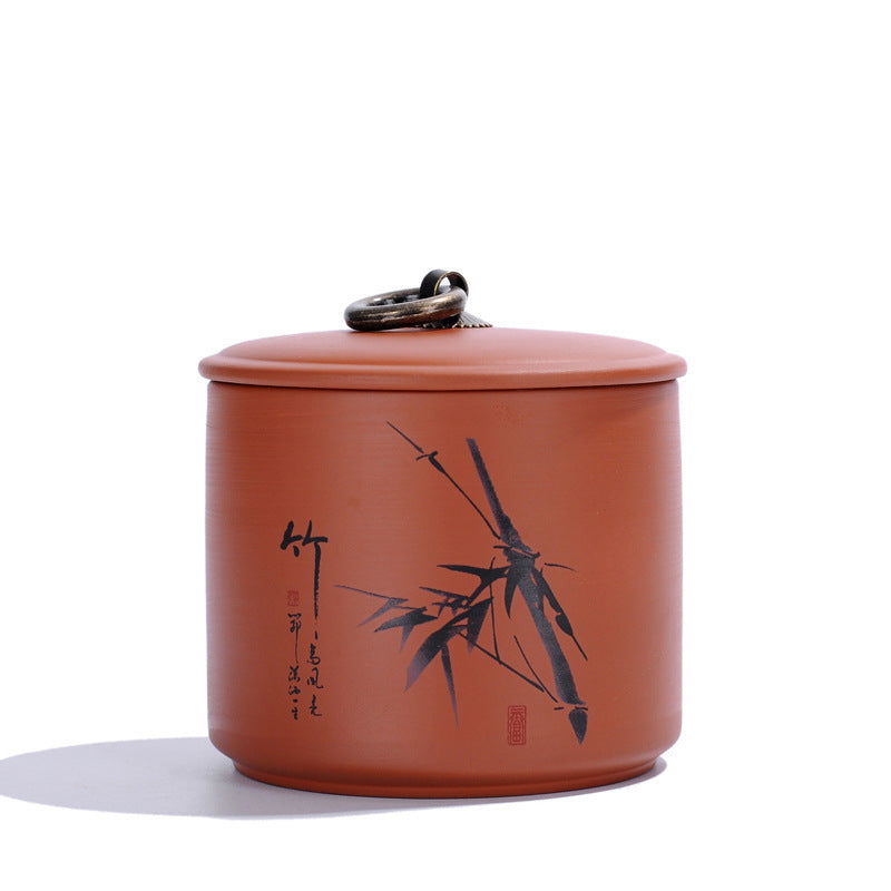 Plum Orchid Bamboo Chrysanthemum Black Tea Purple Sand Tea Pot - Walfos® Kitchenware