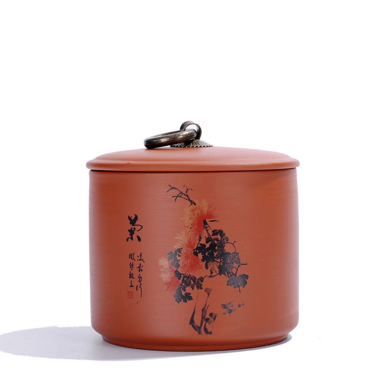 Plum Orchid Bamboo Chrysanthemum Black Tea Purple Sand Tea Pot - Walfos® Kitchenware