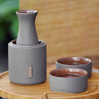 Portable Simple Household Japanese Ceramic Wine Set - Walfos® Kitchenware