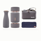 Portable Simple Household Japanese Ceramic Wine Set - Walfos® Kitchenware
