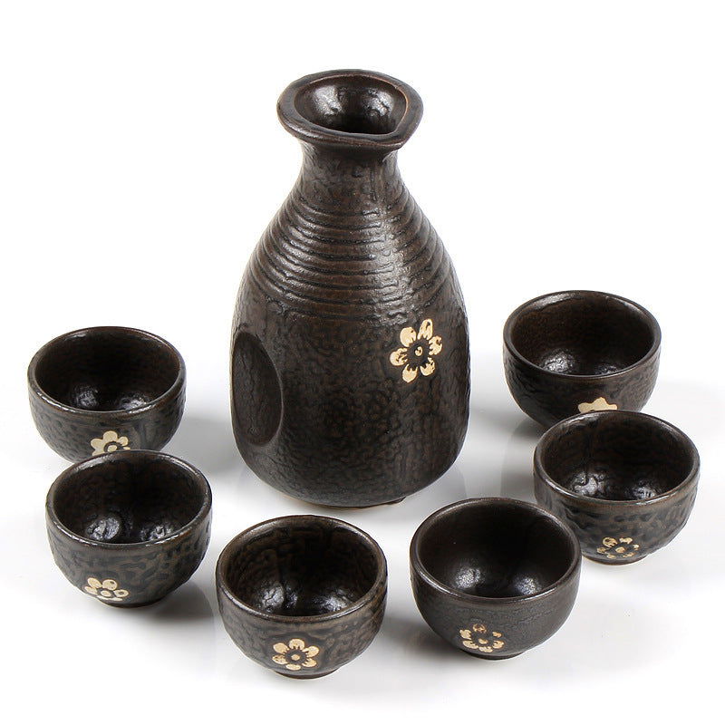 Retro Ceramic Wineware, Sake Pot Set, Warm Sake Pot - Walfos® Kitchenware