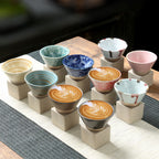Retro Tea Cup Japanese Coarse Pottery - Walfos® Kitchenware