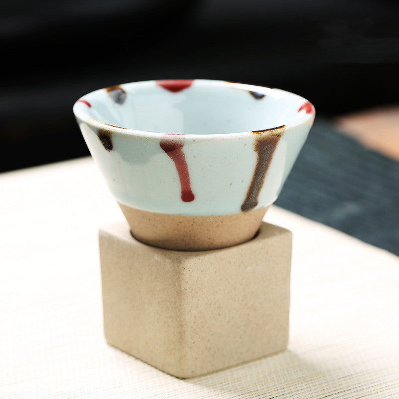 Retro Tea Cup Japanese Coarse Pottery - Walfos® Kitchenware