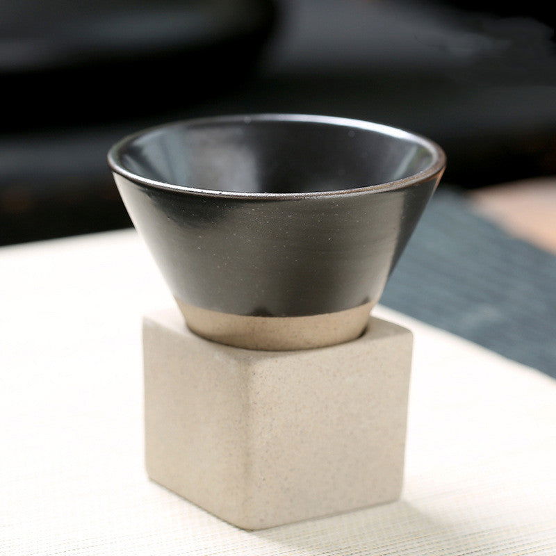 Retro Tea Cup Japanese Coarse Pottery - Walfos® Kitchenware