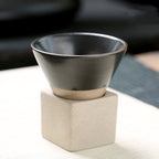 Retro Tea Cup Japanese Coarse Pottery - Walfos® Kitchenware