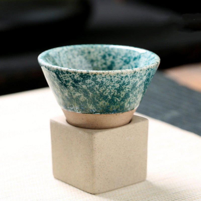 Retro Tea Cup Japanese Coarse Pottery - Walfos® Kitchenware