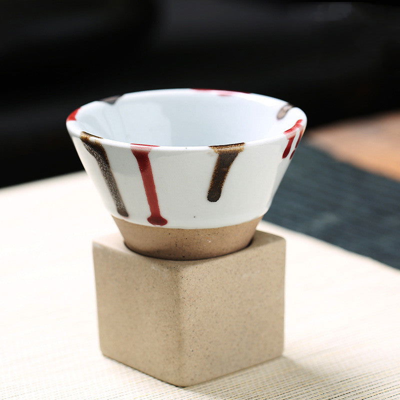 Retro Tea Cup Japanese Coarse Pottery - Walfos® Kitchenware