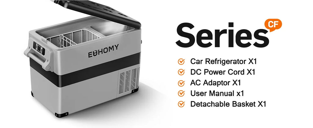 Lodówka samochodowa, 48QT (45L) Lodówka samochodowa elektryczna Chłodziarka APP Control, Lodówka 12V -4℉~68℉, Przenośna lodówka na kemping