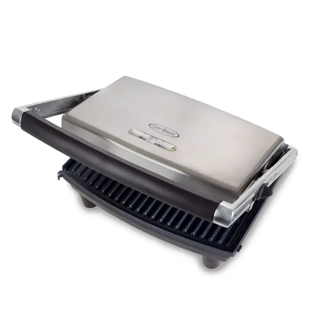 Press Sandwich Maker and Indoor Grill with Drip Tray, Smokeless Barbecue, Indoor Barbecue Tray