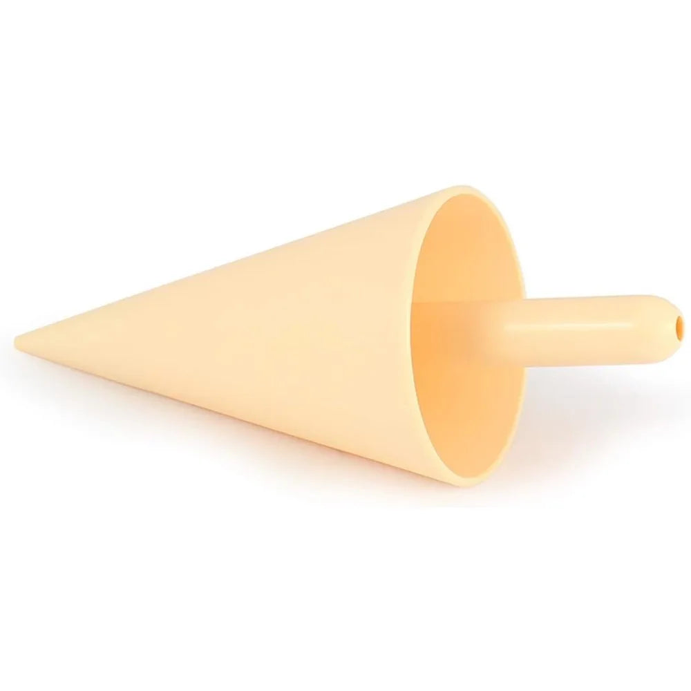Maszyna do lodów WaffleCone Express Nonstick Ice Cream Cone Maker pozwala na przygotowanie pysznych domowych wafelków cukrowych i gofrowych, łatwa do czyszczenia, srebrna
