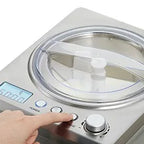 Automatyczna maszyna do lodów o pojemności 2,5 l z wbudowanym kompresorem — bez wstępnego zamrażania, 3 tryby, wyświetlacz LCD, timer, 8 godzin chłodzenia