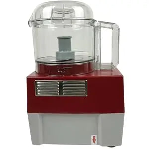 Commercial Cutter Mixer With 2.9 Liter Clear Polycarbonate Batch Bowl, 1-HP, 120-Volts, Food Processor Chopper, Multifunctional