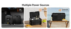 12V Portable Cooler, 19 Quart Car Fridge, RV Car Refrigerator with 12/24V DC 110-240V AC, Electric Cooler for Car, Camping Use