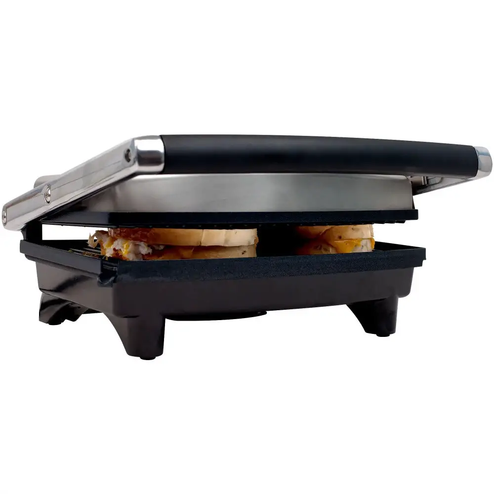 Press Sandwich Maker and Indoor Grill with Drip Tray, Smokeless Barbecue, Indoor Barbecue Tray