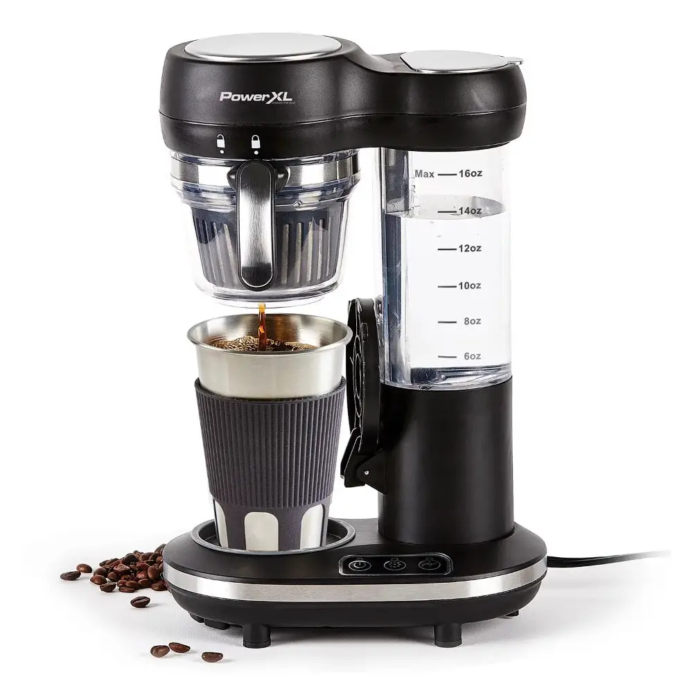 Coffee Maker, Automatic Single-Serve Coffee Machine with 16-Oz, Household Coffee Machine, Easy to Use