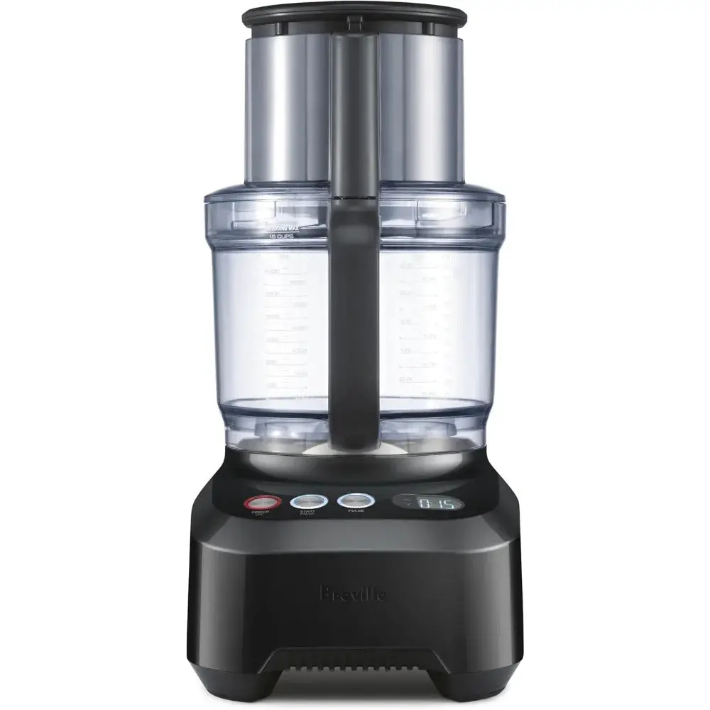 16 Cup Food Processor, 1200-Watt, Food Processor Chopper, Multifunctional for Chopping Vegetables, Meat, Grains, Nuts