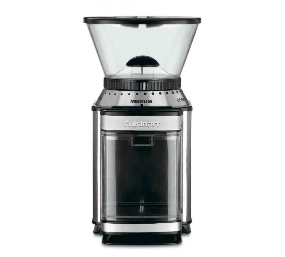 Coffee Grinder, Electric Burr One-Touch Automatic Grinder with18-Position Grind Selector, Stainless Steel, Easy to Carry