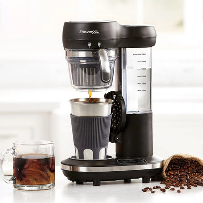 Coffee Maker, Automatic Single-Serve Coffee Machine with 16-Oz, Household Coffee Machine, Easy to Use