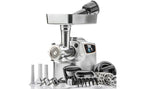 1800W Electric Meat Grinder - 3 Lb High-Capacity Meat Tray, 6 Grinding Plates, 3 S/S Blades, 3 Sausage Tubes & Much More