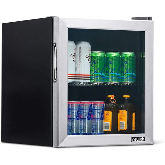 Mini Fridge Beverage Refrigerator and Cooler, Up To 60 Cans, Cools to 37 Degrees Perfect For Beer, Wine, Soda, and Pop