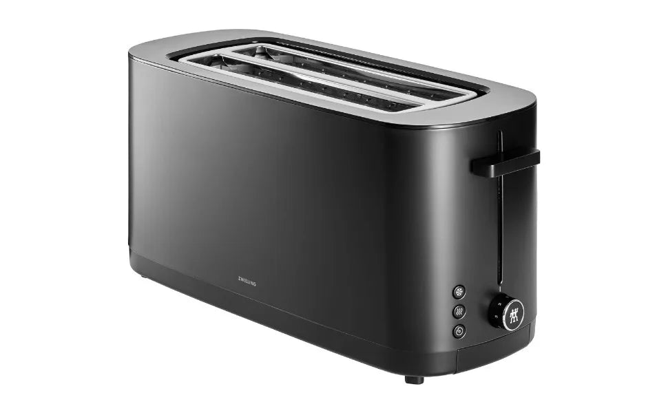 2 Long Slot Toaster, 4 Slices with Extra Wide 1.5" Slots for Bagels, 7 Toast Settings, Even Toasting, Reheat, Cancel, Defrost